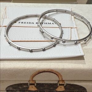 Freida Rothman Silver Bracelet Set